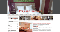 Desktop Screenshot of pensionchristoph.at